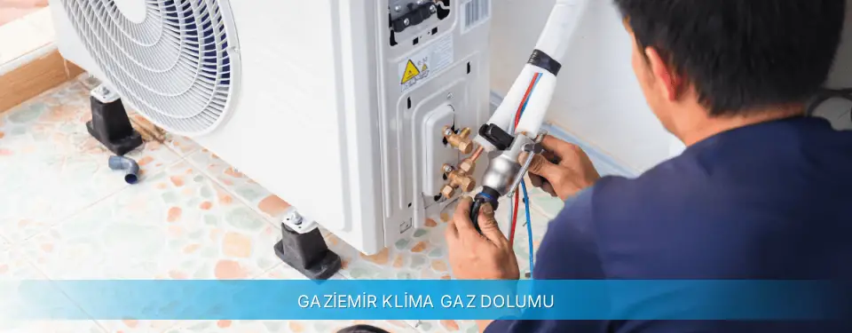 Gaziemir İlçemi Midea Klima Gaz Dolumu